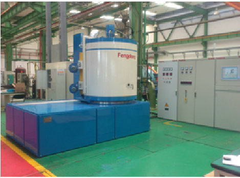 青島豐東立式輔助加熱離子氮化爐